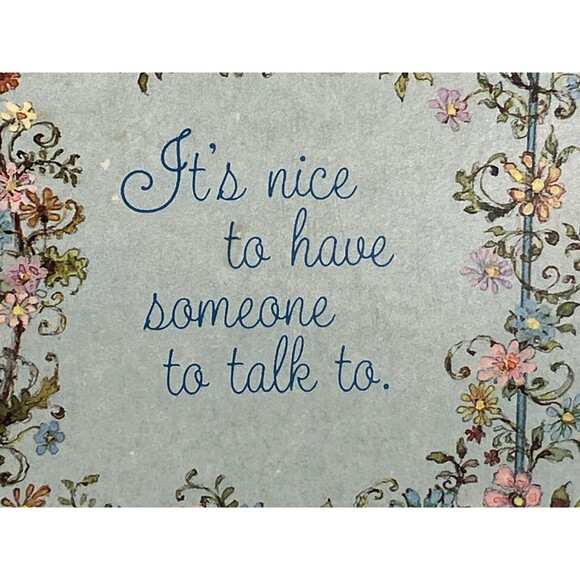 Vtg. Hallmark Plaque Religious Baby‎ Nursery Decor Prayer Floral Wall Hanging - Picture 2 of 14